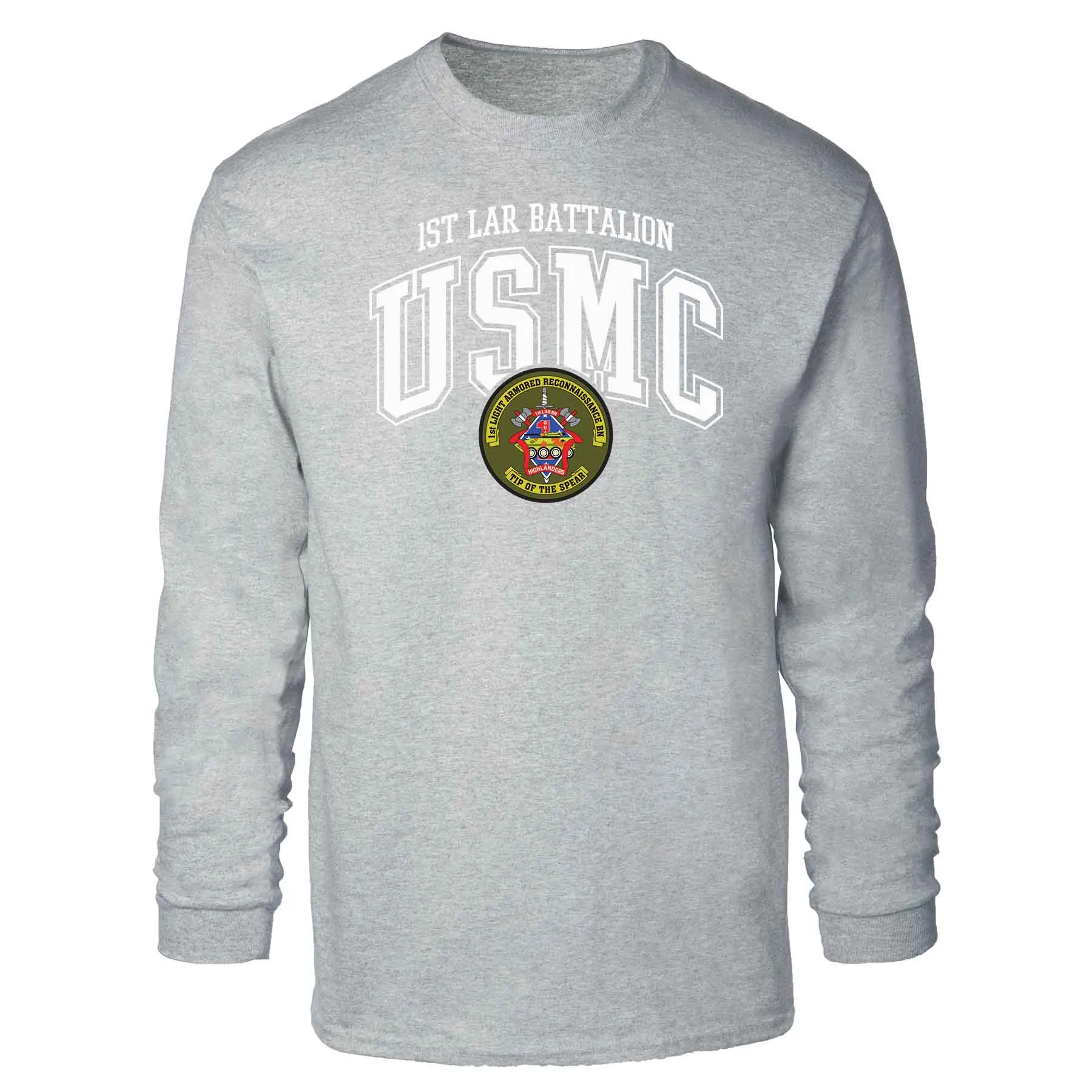 1st LAR Battalion Arched Long Sleeve T-shirt