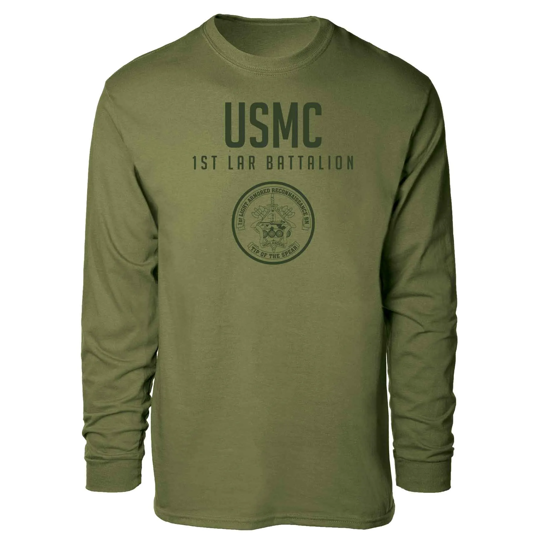 1st LAR Battalion Tonal Long Sleeve T-shirt