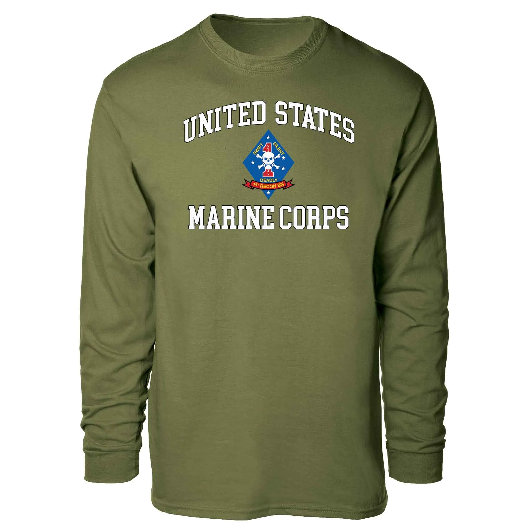 1st Recon Battalion USMC Long Sleeve T-shirt