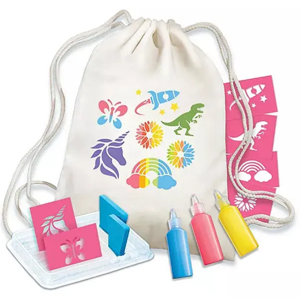 4M KIDZ MAKER STENCIL BACKPACK PRINTING