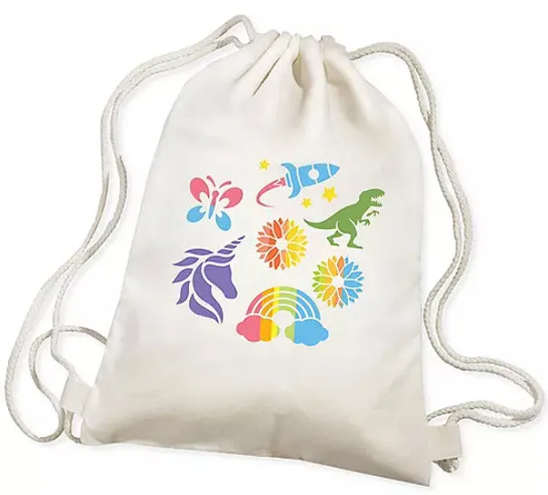 4M KIDZ MAKER STENCIL BACKPACK PRINTING