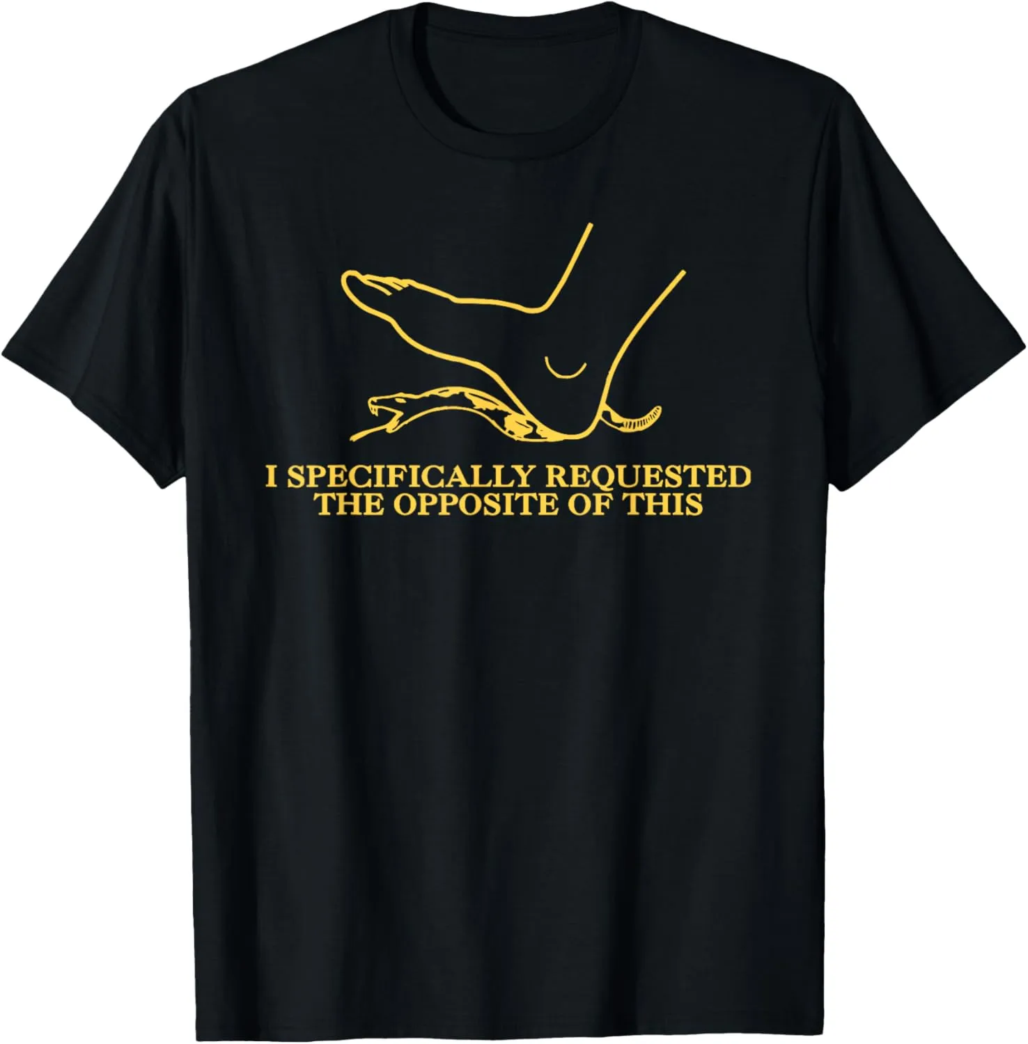 Black Funny Quote T-Shirt for Men, Women, Adults - Unisex - Short Sleeve - Cotton Blend - Size Small