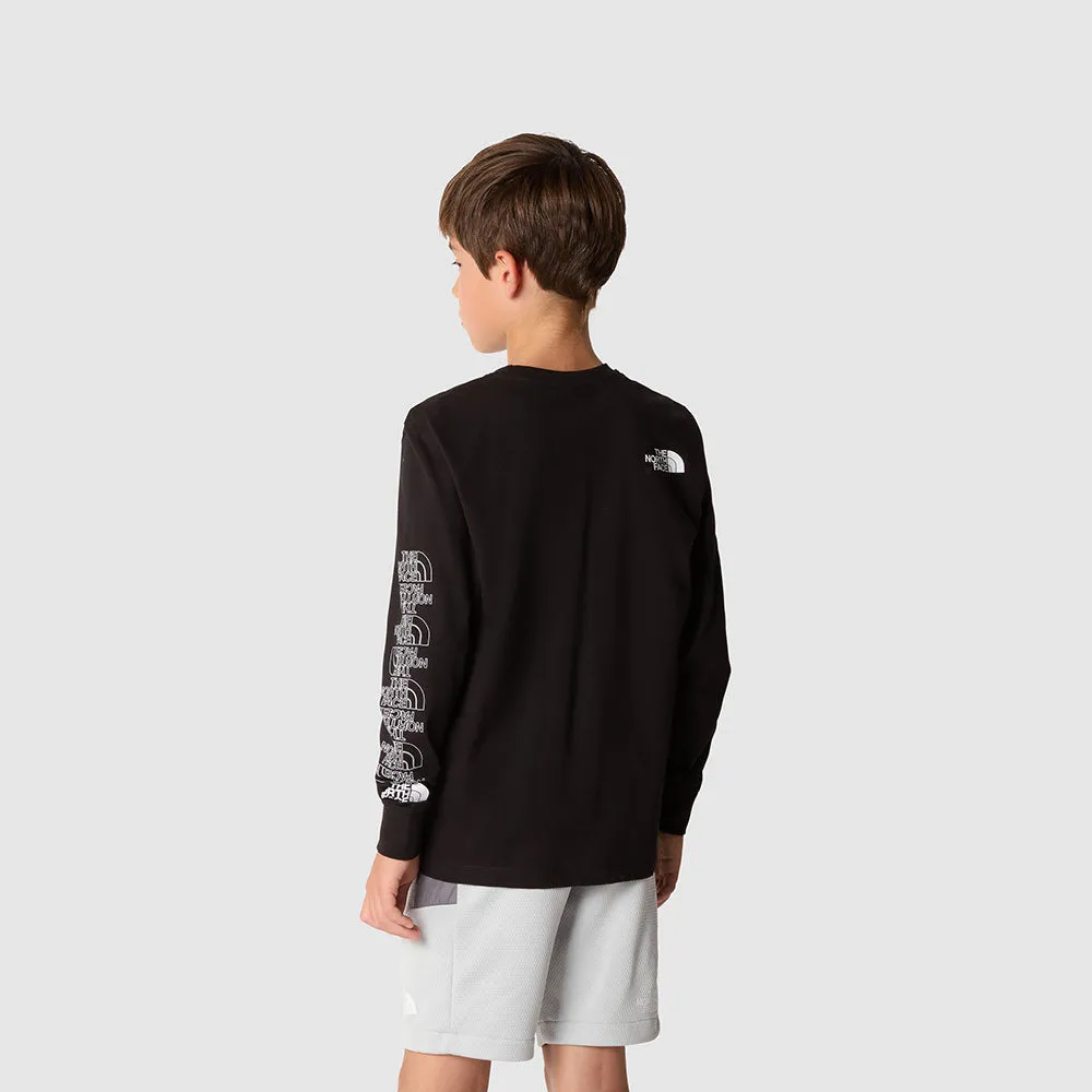 BOY'S NEW LONG SLEEVE GRAPHIC TEE