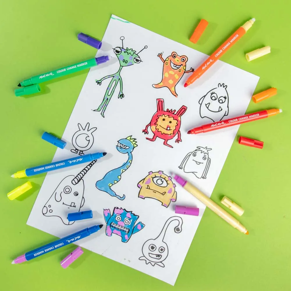 Colour Change Markers 6pc