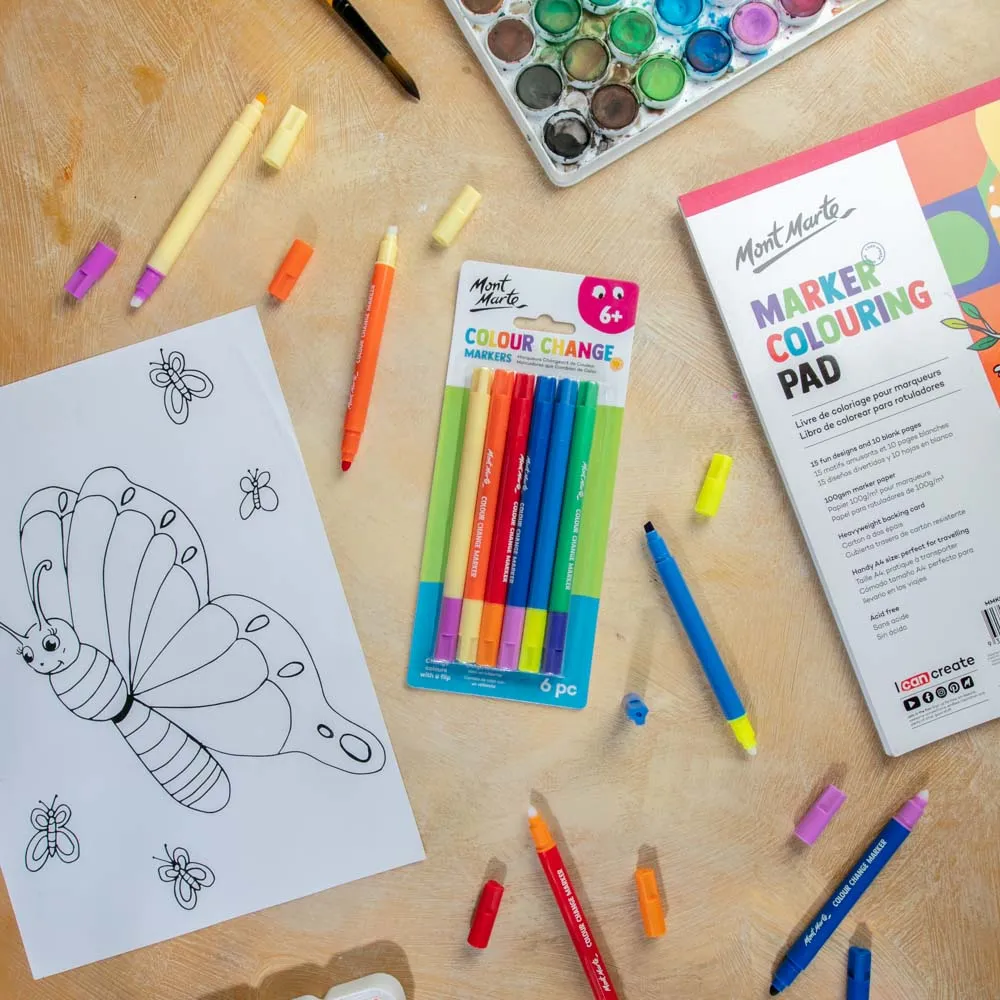Colour Change Markers 6pc