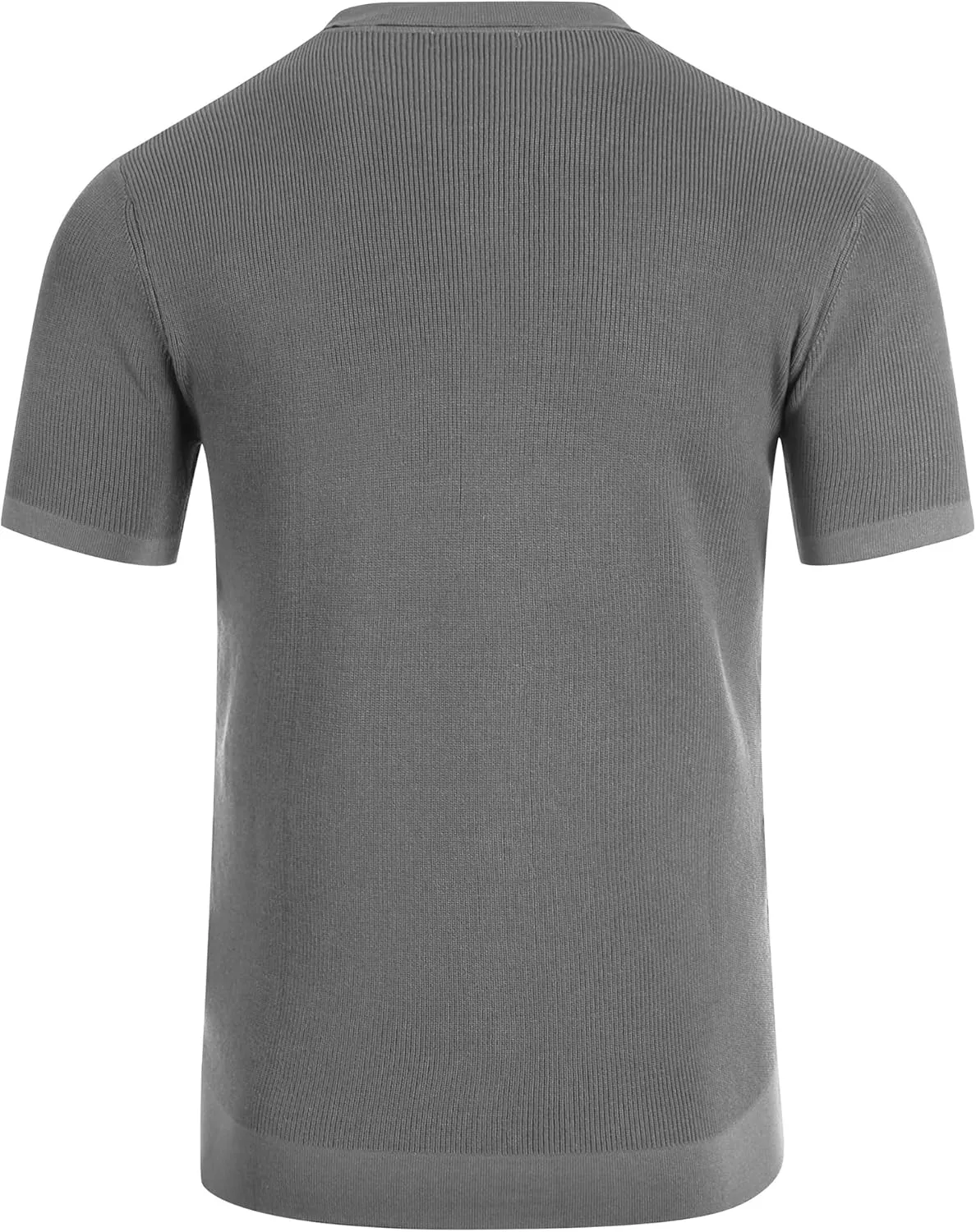COOFANDY Men's Vintage Knit Shirt Short Sleeve Button Down Polo Shirts for Summer Casual & Vacation