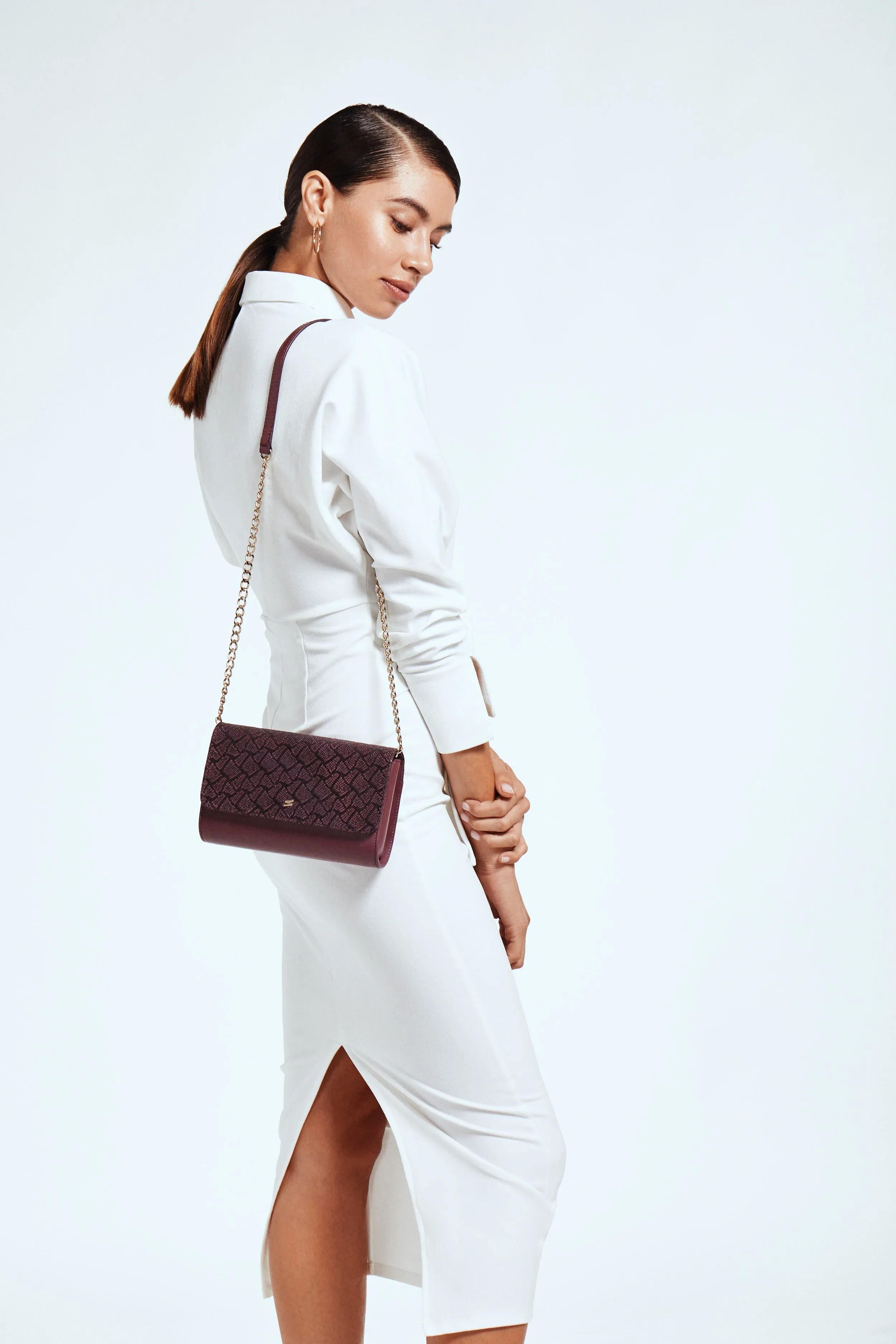Crossbody Corteccia Burgundy