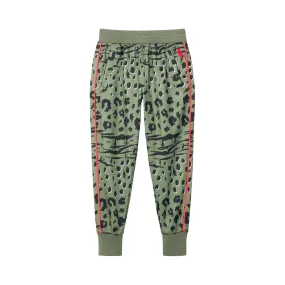 Kids Retro Tracksuit Bottoms - Khaki