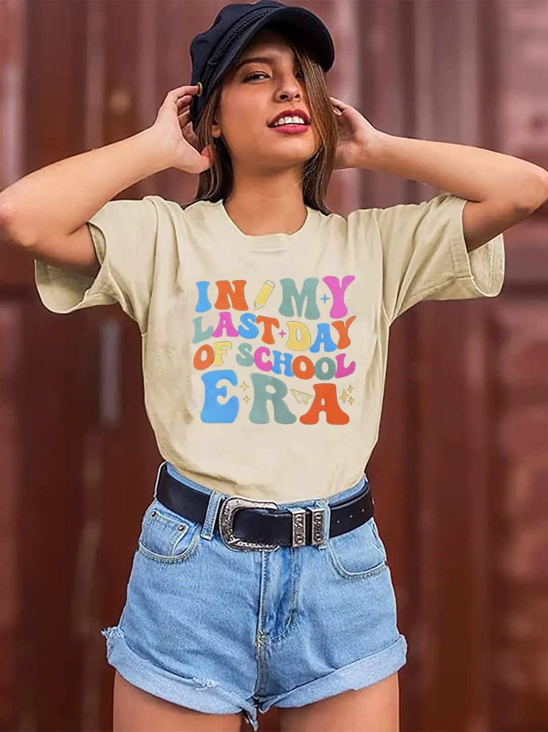 Last Day of School Teacher Shirt:Women Funny Bruh Teacher Tshirt Admit It You'll Low Key Miss Me Bruh End of Year Top