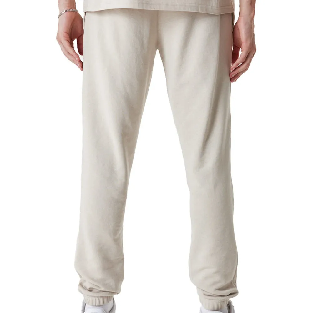 New Era Mens Essentials Jogger Stone White