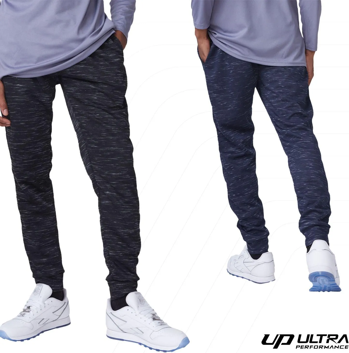 Ultra Performance 3 Pack Mens Joggers Mens Athletic Sweatpants with Pockets for Men, Small - 3X