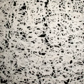 Wool Melton Embroidery Design 16 Ivory